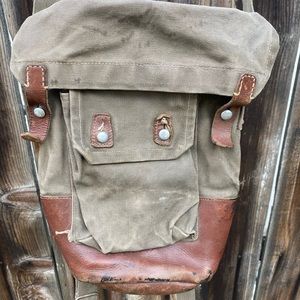 Military vintage field bag